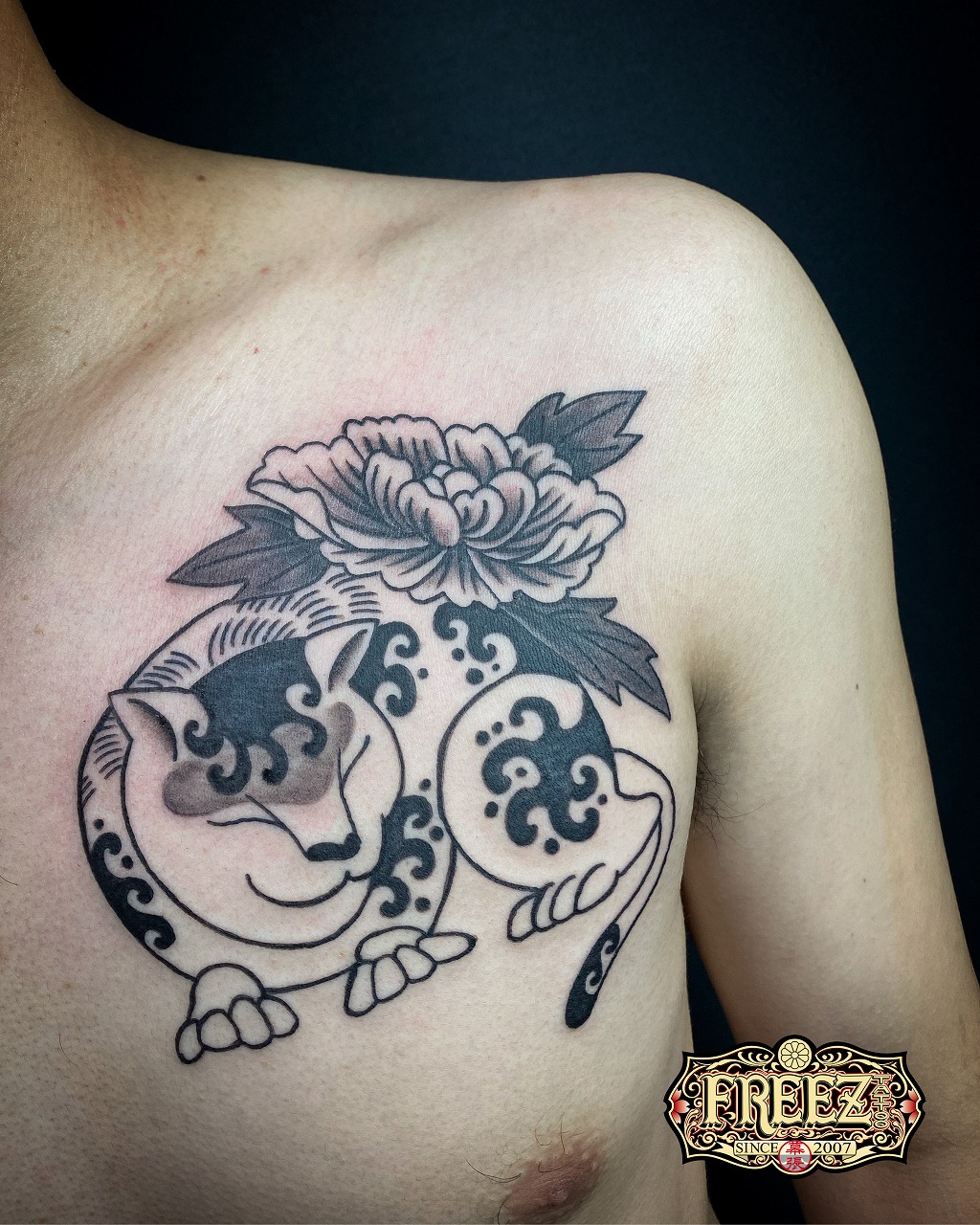 日光東照宮の眠り猫の刺青irezumi【千葉幕張タトゥーtattoo】 | 千葉タトゥーは千葉市花見川区幕張本郷のFREE:Z  TATTOO｜フリーズタトゥー。